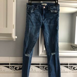 Forever21 Ripped Denim Jeans